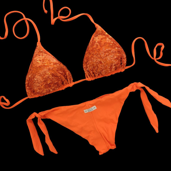 Triangolo Cup C D Paillettes Ginger Slip Brasil Fiocco