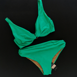 Ferretto Cup D E Venere Verde Smeraldo Slip Chiuso Alto 5cm