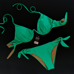 Wired Bra Cup C D Bikini Venere Emerald Green Bikini Bottom