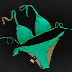 Triangle Bikini Cup C D Bikini Venere Emerald Green Bikini Bottom