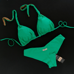 Triangle Bikini Cup C D Bikini Venere Emerald Green Brazilian Bottom