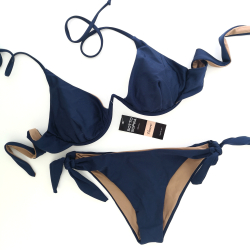 Wired Bra Cup C D Bikini Venere Prelude Blue Bikini Bottom