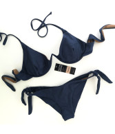 Wired Bra Cup C D Bikini Venere Prelude Blue Brazilian Bottom