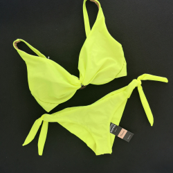 Wired Bra Cup D E Bikini Venere Yellow Sirio Fluo Brazilian Bottom