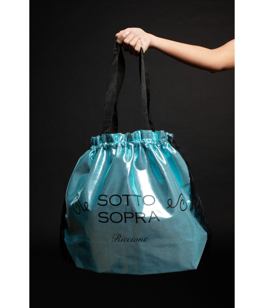 Maxi Bag Glitter "SottoSopra" con Frange