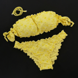 Bandeau Bikini Sangallo Yellow Classic Bottom